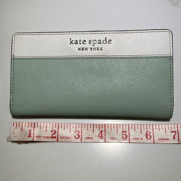 KATE SPADE Madison wallet, leather, mint green - Picture 4 of 8